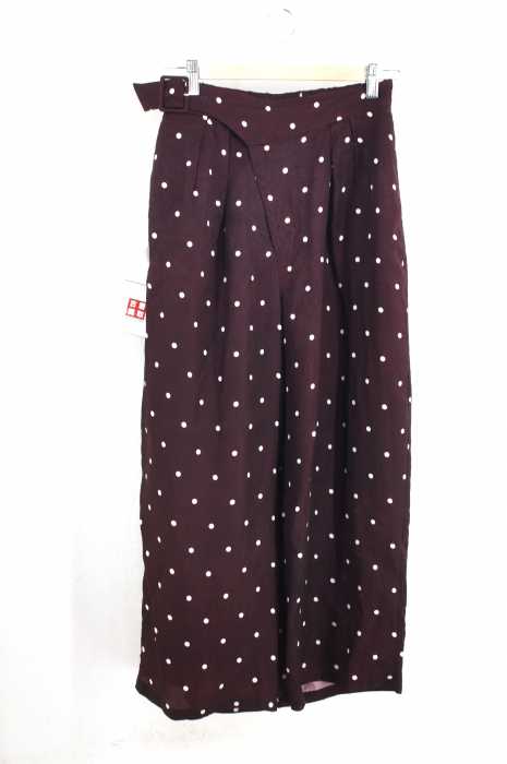 fig London(フィグロンドン) ドット柄ワイドパンツ レディース パンツ