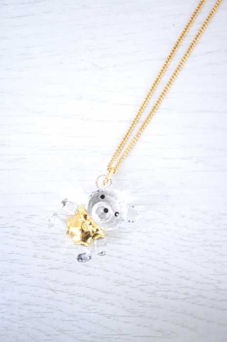 SWAROVSKI（スワロフスキ） クマ クリスタル ネックレス レディース アクセサリー