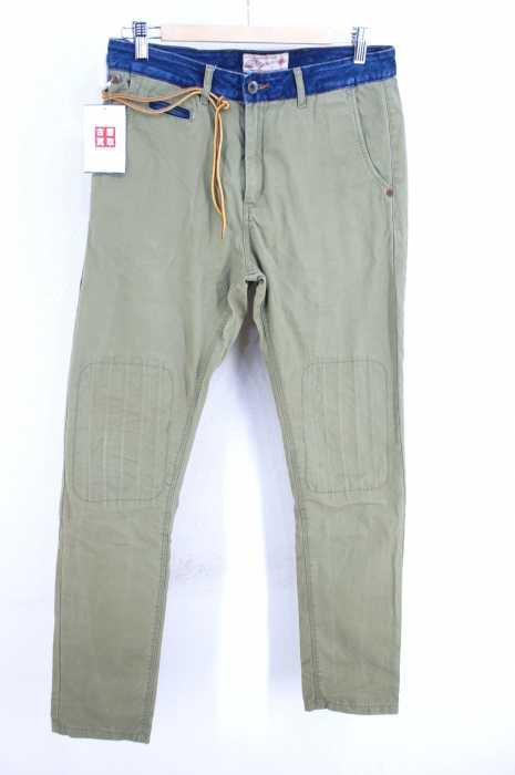 SCOTCH&SODA(スコッチアンドソーダ) デニム切替スリムチノパンツ メンズ パンツ