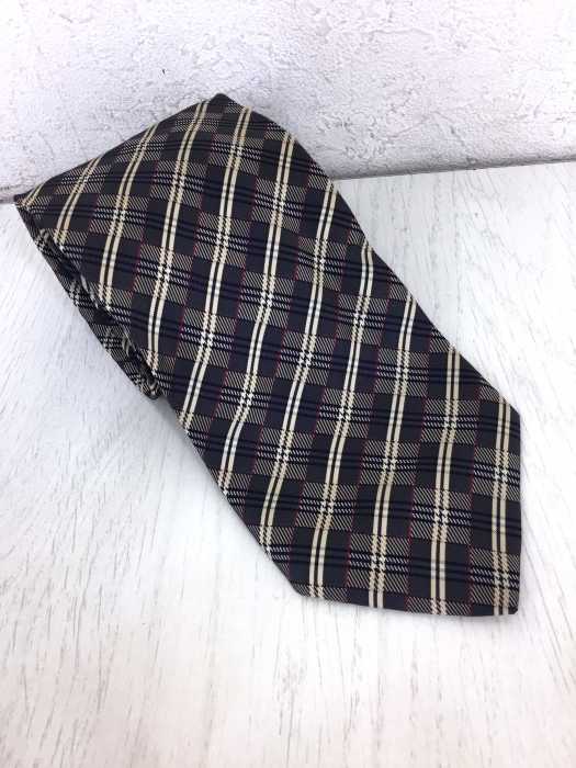 BURBERRY LONDON（バーバリーロンドン） チェック柄シルクネクタイ メンズ ファッション雑貨