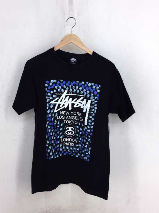 Stussy（ステューシー） HAVE A GOOD VIBE 前面プリント　クルーネックTシャツ メンズ トップス