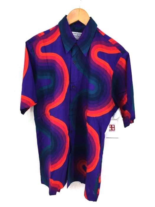 DRIES VAN NOTEN(ドリスヴァンノッテン) 19SS Verner Panton Waves Short Shirts 幾何学柄 半袖ボタンシャツ メンズ トップス