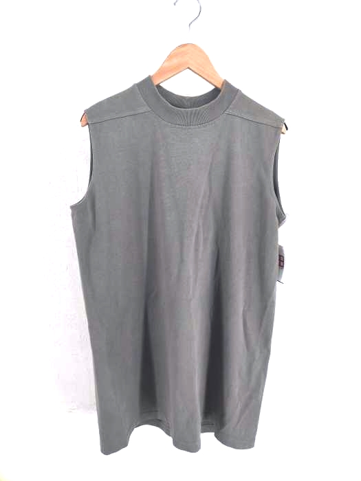 RICK OWENS（リックオウエンス） 17SS SLEEVELESS CREWNECK T-SHIRT メンズ トップス