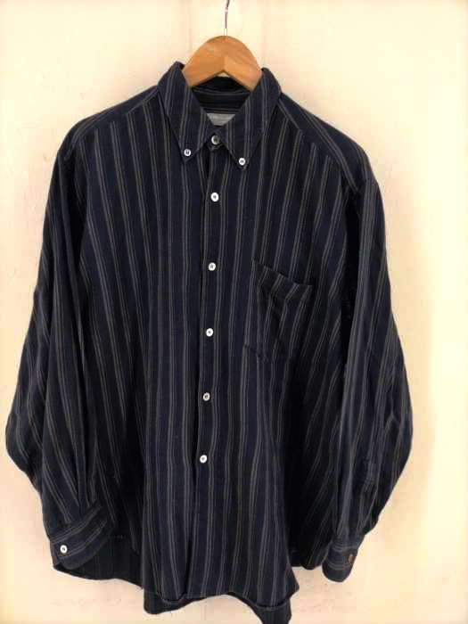 COMME des GARCONS HOMME（コムデギャルソンオム） 80S AD表記無 ネル生地ストライプシャツ メンズ トップス