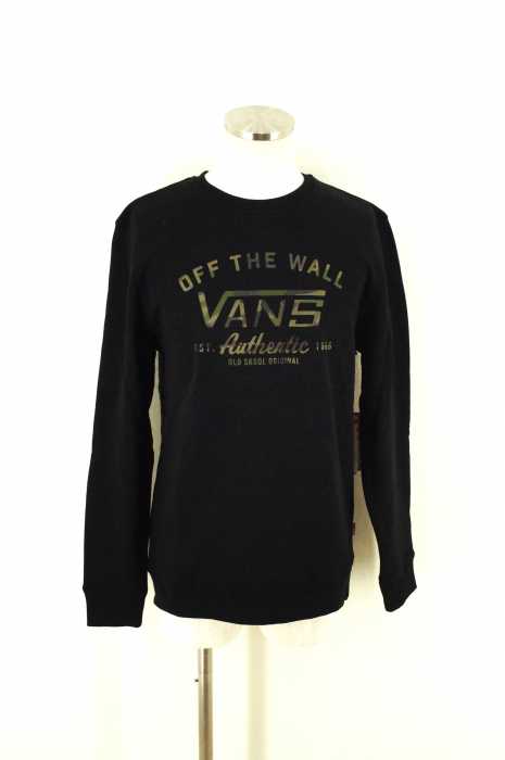 VANS (バンズ) フロントロゴクルーネックスウェットトップス メンズ トップス