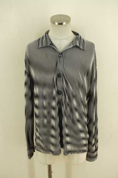 Y.M.L.A () USA製　グラデーションボックスシルエットポリエステルシャツ メンズ トップス