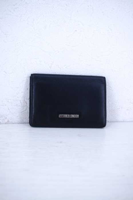 MICHIKO LONDON(ミチコロンドン) ロゴ装飾 レザーカードケース メンズ 財布・ケース