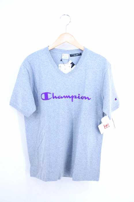 LOVELESS × CHAMPION（ラブレス チャンピオン） 別注 Vネック エンブロダイアリーTシャツ レディース トップス