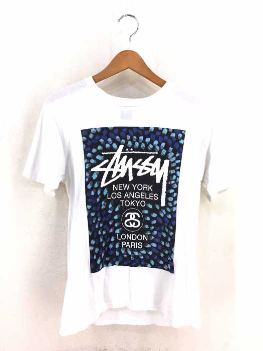 Stussy（ステューシー） HAVE A GOOD VIBE 前面プリント　クルーネックTシャツ メンズ トップス