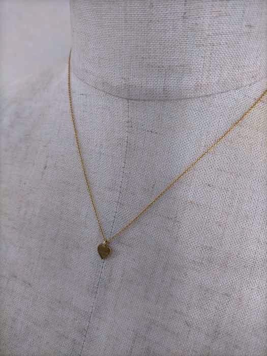 USED古着（ユーズドフルギ） irony jewels K18刻印 ハートネックレス レディース アクセサリー