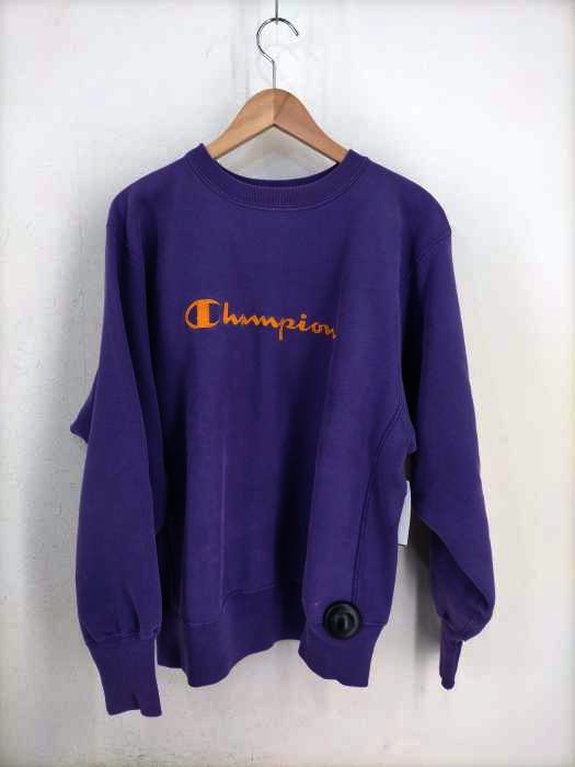 Champion(チャンピオン) 90S USA製 REVERSE WEAVE 刺繍タグ ロゴ刺繍入りスウェット メンズ トップス