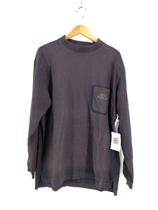 NIKE(ナイキ) ロゴ刺繍長袖Tシャツ メンズ トップス