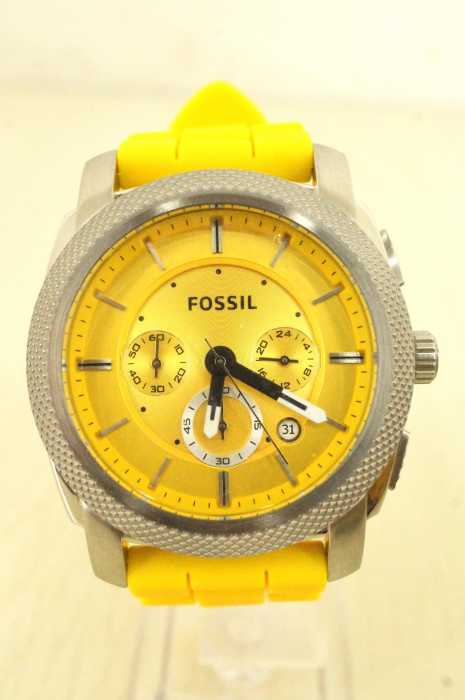 FOSSIL （フォッシル） Machine Chronograph Silicone Watch　腕時計 メンズ ファッション雑貨