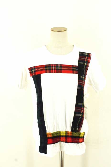 COMME des GARCONS (コムデギャルソン) チェックデザインTシャツ レディース トップス
