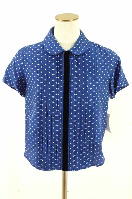 tricot COMME des GARCONS（トリココムデギャルソン） AD2009 ドット柄デザイン　フラットカラーシャツ レディース トップス