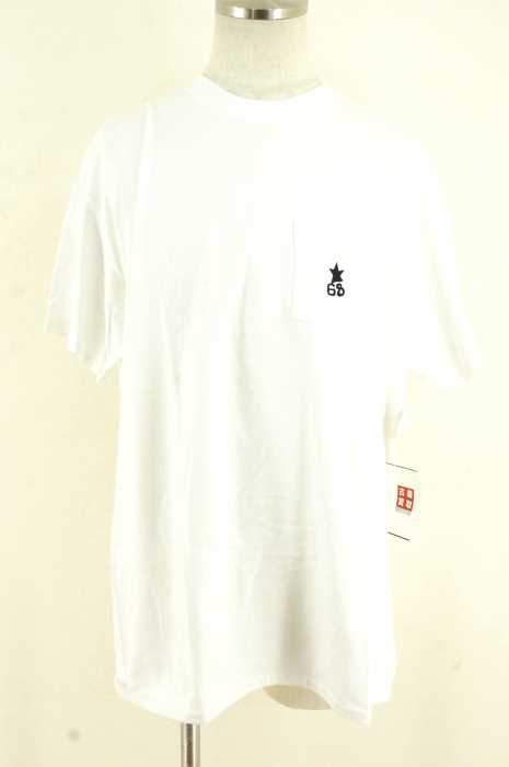 68&brothers (シックスティエイトアンドブラザーズ) 刺繍入りポケットクルーネックTシャツ レディース トップス
