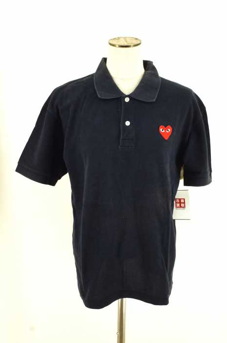 PLAY COMME des GARCONS （プレイコムデギャルソン） ロゴワッペンポロシャツ レディース トップス