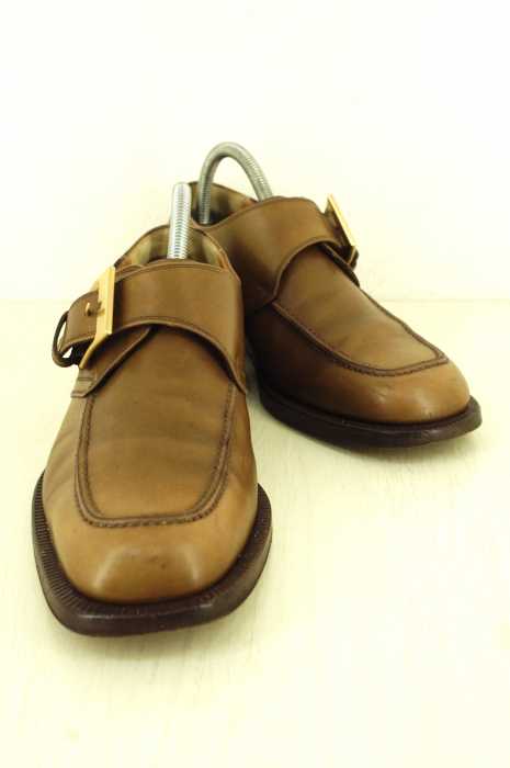 Salvatore Ferragamo (サルヴァトーレフェラガモ) シングルモンクストラップシューズ メンズ シューズ