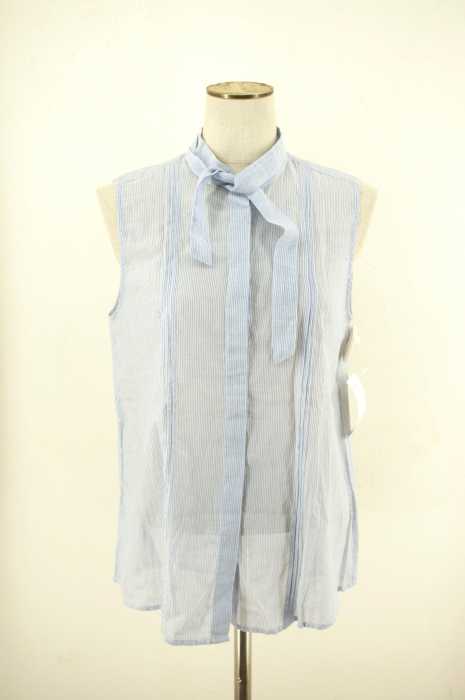 Boy. by Band of Outsiders （ボーイバイバンドオブアウトサイダーズ） SLEEVELESS TOP　ストライプノースリーブシャツ レディース トップス
