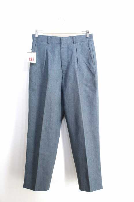 USED古着  （ユーズドフルギ） 棒タロン ストライプ柄タックワイドスラックス メンズ パンツ