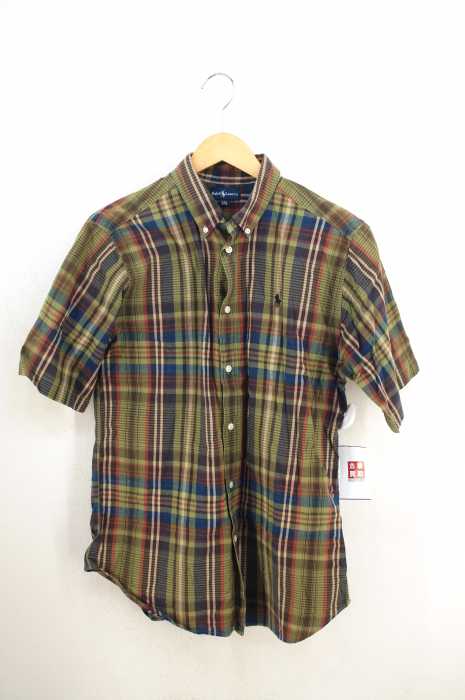 RALPH LAUREN （ラルフローレン） ボタンダウン半袖チェックシャツ レディース トップス
