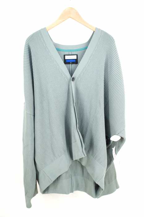 MAISON SPECIAL（メゾンスペシャル） ワイドリブオーバーサイズVネック 