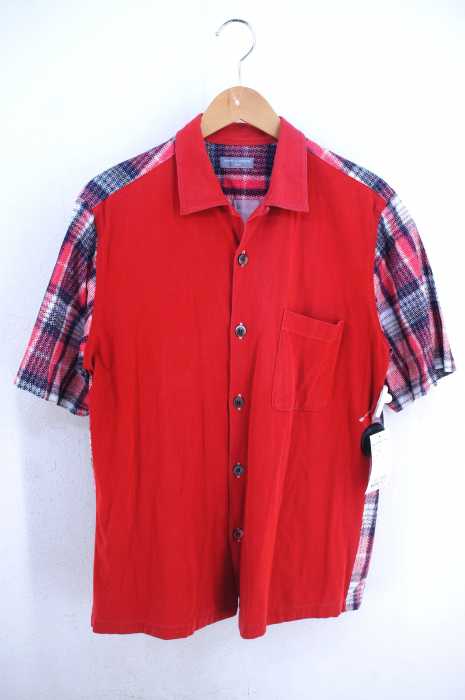 COMME des GARCONS HOMME （コムデギャルソンオム） 袖切替オープンカラーシャツ メンズ トップス
