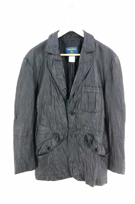 WOOLRICH(ウールリッチ) ピッグレザー2Bテーラードジャケット メンズ アウター
