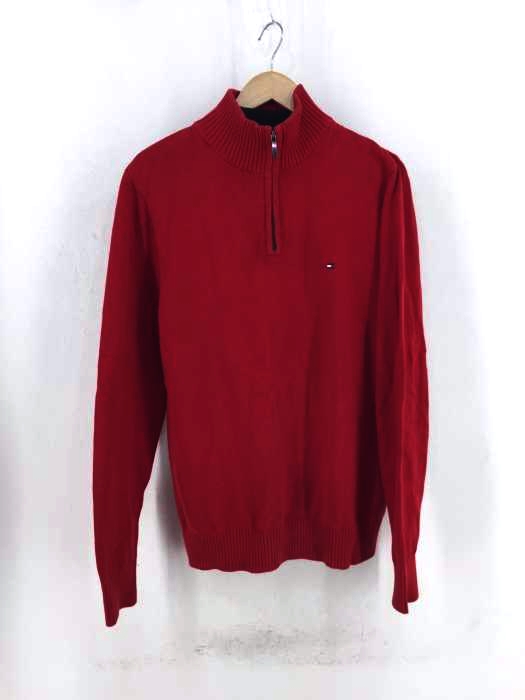 TOMMY HILFIGER（トミーヒルフィガー） ハーフジップハイネックニット メンズ トップス