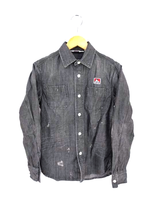 BEN DAVIS（ベンデイビス） USED加工 ボタンインディゴデニムシャツ メンズ トップス