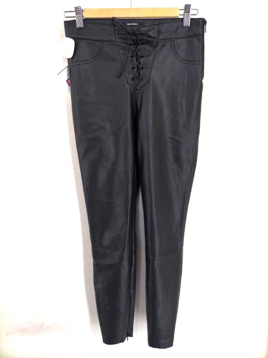 ZARA trafaluc（ザラトラファルック） LEEGGING CPLLECTION レザーレースアップパンツ レディース パンツ