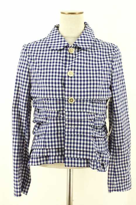 COMME des GARCONS COMME des GARCONS （コムデギャルソンコムデギャルソン） AD2006 タックデザイン　フラットカラージャケット レディース アウター