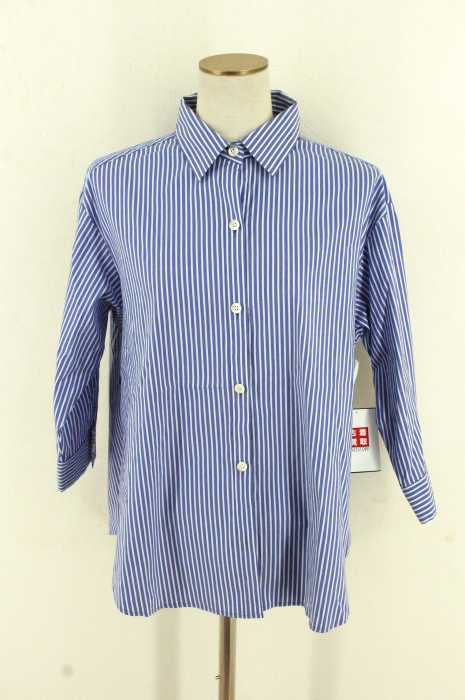 LANVIN en Bleu (ランバンオンブルー) ストライプ2WAYシャツ レディース トップス