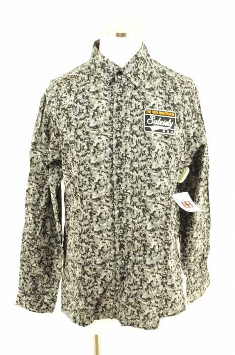 Subciety （サブサエティ） カモ柄ワッペン メンズ トップス