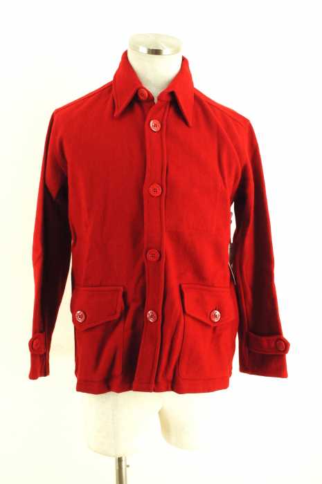 UNITED ARROWS green label relaxing （ユナイテッドアローズグリーンレーベルリラクシング） MADE IN ENGLAND ウールボタンシャツジャケット メンズ アウター