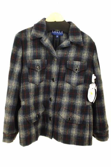 RALPH LAUREN（ラルフローレン） チェック柄ウールジャケット レディース アウター