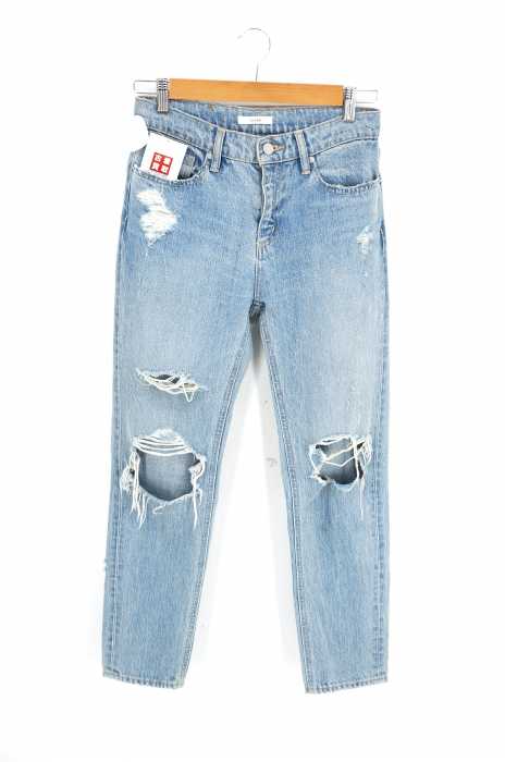 CLANE （クラネ） クラッシュ加工デニムパンツ レディース パンツ