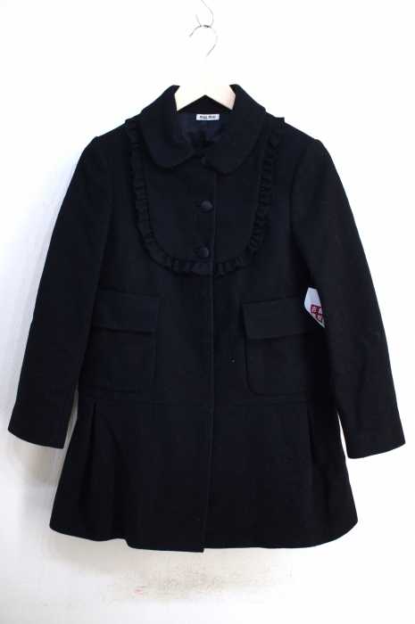 miu miu（ミュウミュウ） フリルデザインウールショートコート レディース アウター