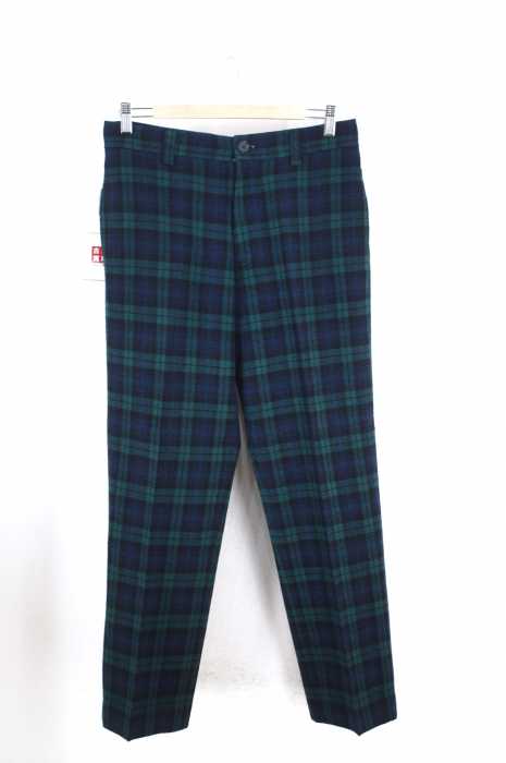 J.CREW（ジェイクルー） タータンチェックセンタープリーツスラックス メンズ パンツ