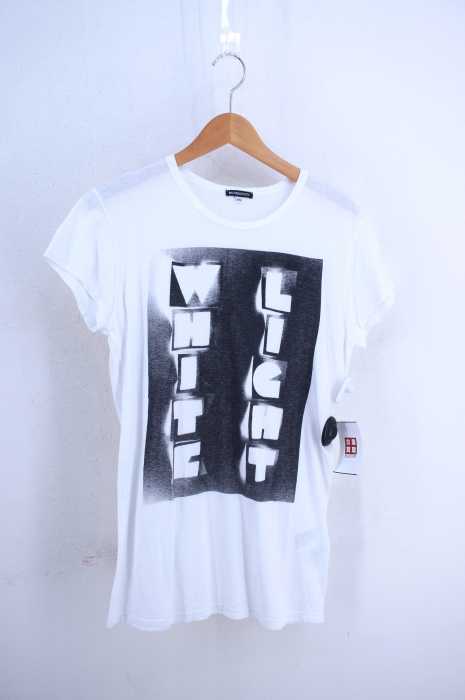 Ann DEMEULEMEESTER(アンドゥムルメステール) WHITE LIGHT プリントTee メンズ トップス