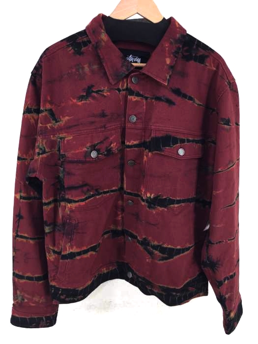 Stussy(ステューシー) 20SS RIP DYE RANCH JACKET タイダイ染め ワークジャケット メンズ アウター