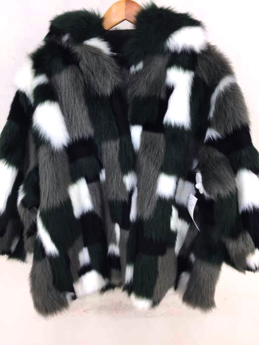 DIESEL（ディーゼル） 総柄 ファーコート レディース アウター
