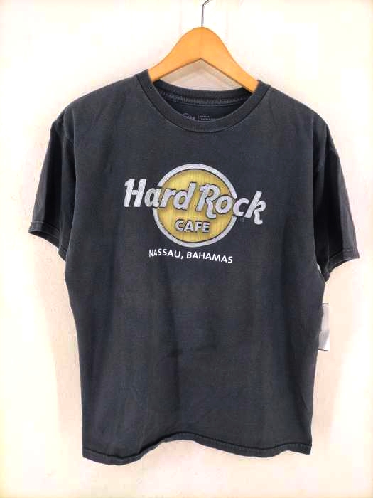 Hard Rock Cafe（ハードロックカフェ） NASSAU BAHAMAS クルーネックプリントTシャツ メンズ トップス