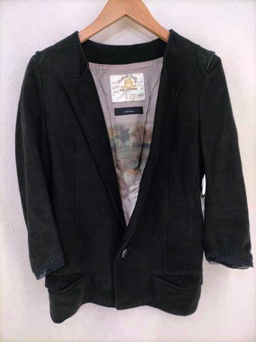 BLACK MEANS（ブラックミーンズ） 1Bスウェードレザーテーラード