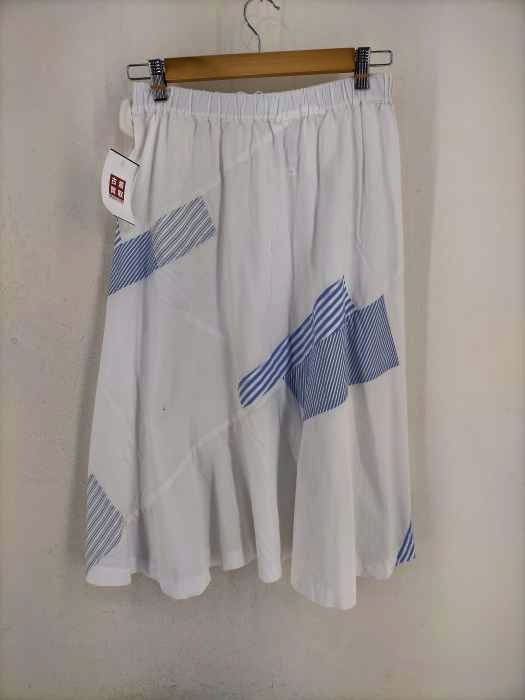 COMME des GARCONS COMME des GARCONS(コムデギャルソンコムデギャルソン) S13S001 11SS ストライプパッチワークコットンスカート レディース スカート