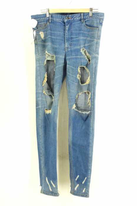 Danke Schon (ダンケシェーン) ダメージ加工デニムパンツ メンズ パンツ