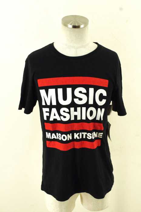 MAISON KITSUNE （メゾンキツネ） プリントクルーネックTシャツ レディース トップス