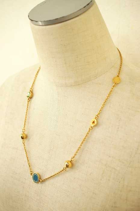 Marc by Marc Jacobs （マークバイマークジェイコブス） ストーンモチーフチェーンネックレス レディース アクセサリー