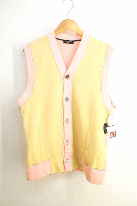 COMME des GARCONS HOMME PLUS (コムデギャルソンオムプリュス) AD1999 切替スウェットベスト メンズ トップス