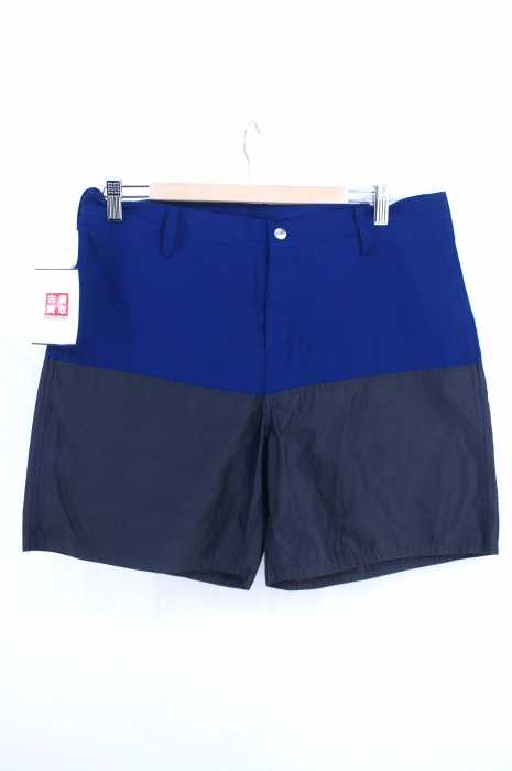 BLUE WORK（ブルーワーク） ポリコットンバイカラーショーツ メンズ パンツ
